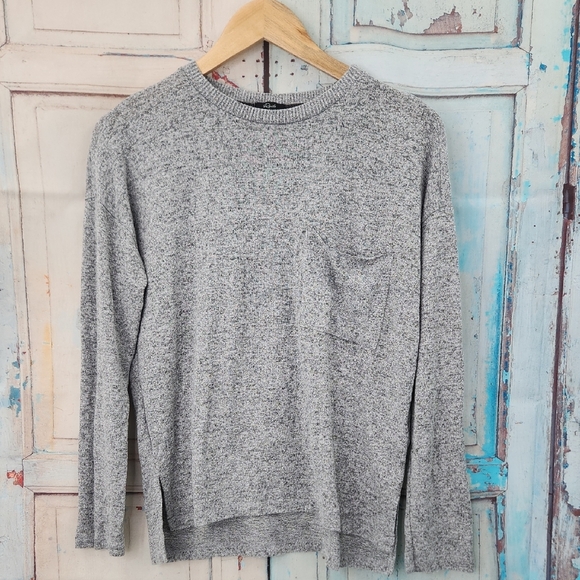 Rails Ezra Jersey Top – Melange Grey - Picture 2 of 10